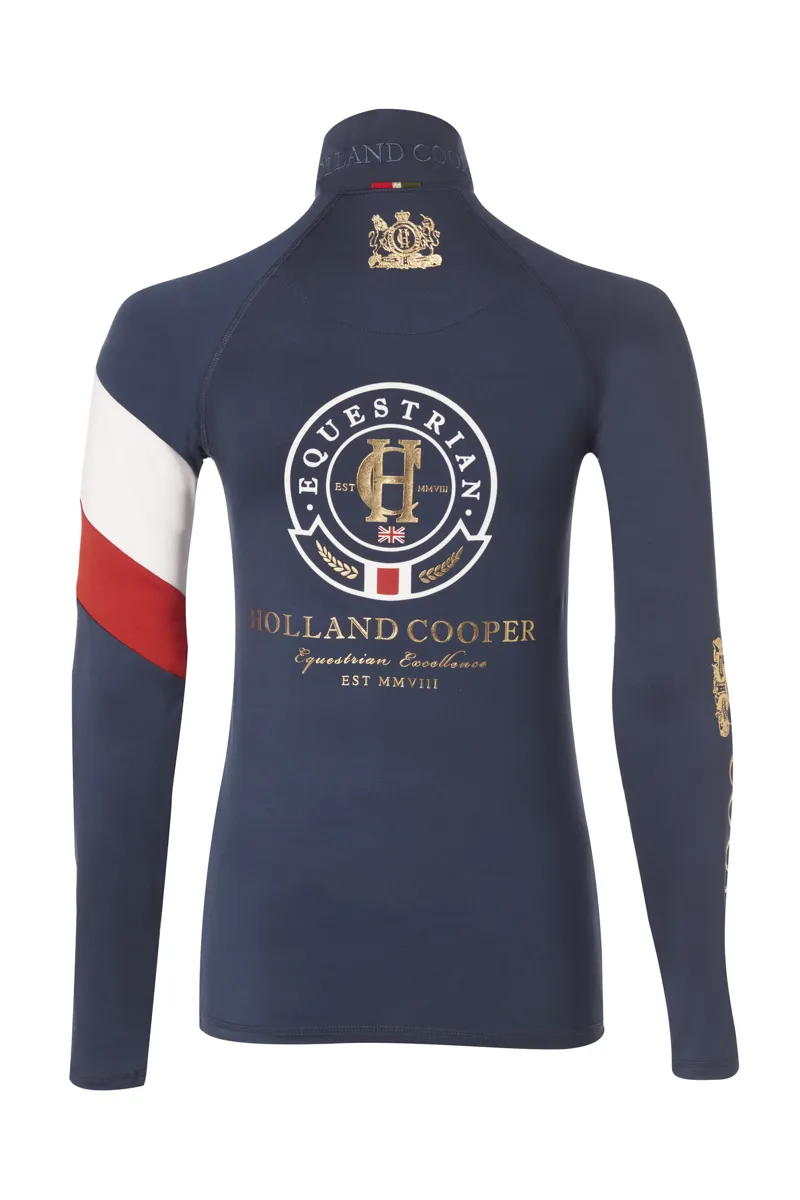 Holland Cooper Equestrian Heritage Base Layer- Ink Navy-1